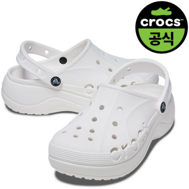 크록스 여성 BAYA PLATFORM CLOG WT (25SWCL208186) _
