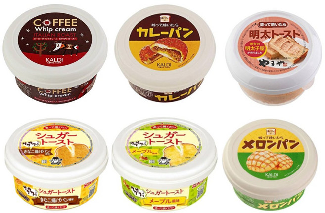 일본 식빵 스프레드 칼디 야마야 손톤 총 6종 모음, 1개