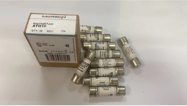 Mersen Amp-trap 熔斷器 ATM10 10A 600V, 1個