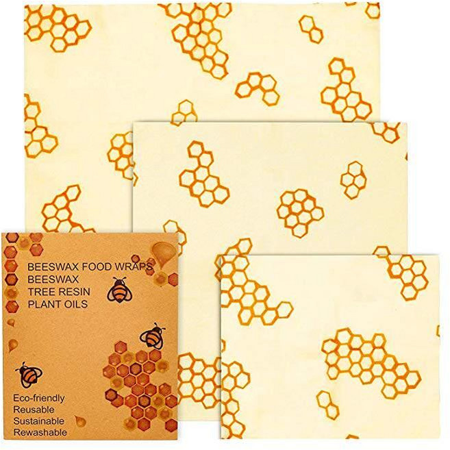 식품 포장랩 스트로베리 패턴 선인장 디자인 엘리펀트, 1개, 육각형 3개 세트