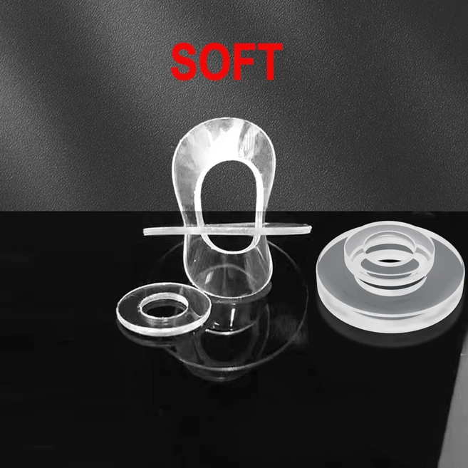 부드러운 하드 PVC 얇은 플라스틱 투명 와셔 충격 방지 누출 방지 가스켓 절연 나사 M1.2-M1.7M1.8M2M2.5M3, 02 Soft, 40 M5x10x1 (500pcs)