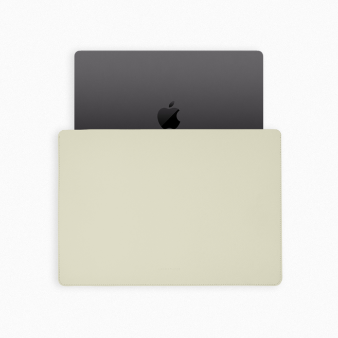 라보바르데 갤럭시북5프로 맥북 16인치 노트북파우치 가죽 노트북 가방, 샌드그레이, 1개