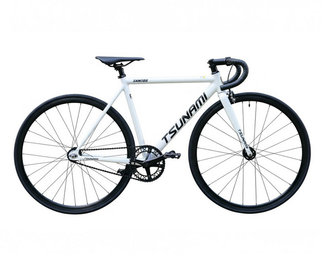 90% 완조립 쓰나미한국공식 쓰나미 SNM100 완성차 빠른배송 앞뒤브레이크포함, 1개, 49cm, 화이트블랙