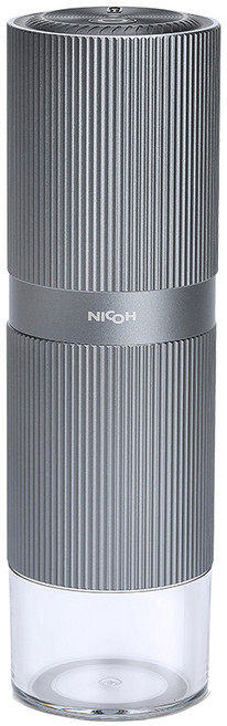 NICOH NK-M01 USB電動磨豆機, NK-M01 銀灰 搭專用貝殼收納包
