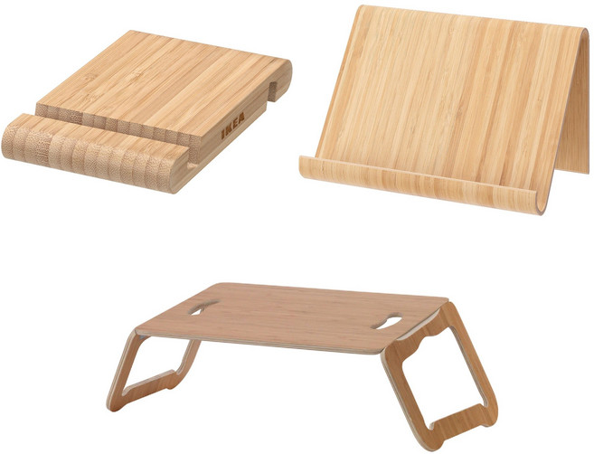 이케아 휴대폰 태블릿 노트북 거치대 홀더 대나무 원목, 4. 비발라 태블릿 거치대