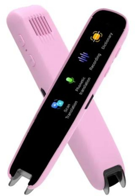 다국어 통역 음성 읽기 스캐팅 오프라인 번역펜 지능형 스캐닝 포인트 독서 펜 123 언어 번역 사전 신제품, 3) pink