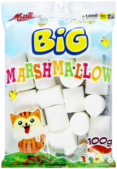 멜로 빅 머쉬멜로우, 100g, 4개