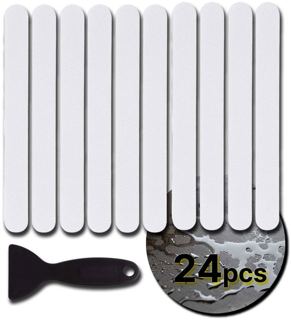 욕실대장 미끄럼방지 욕실 논슬립 스티커 24개, 투명, 1세트