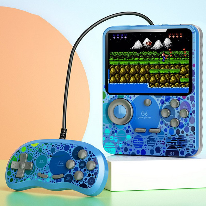 니치유 오락실 미니 게임기 600종 이상 추억게임, 블루