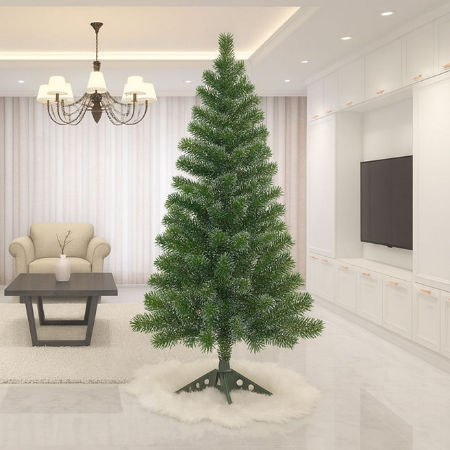 해피바잉 크리스마스트리 스노우트리 크리스마스장식 성탄절 미니트리 스카치 1.2m