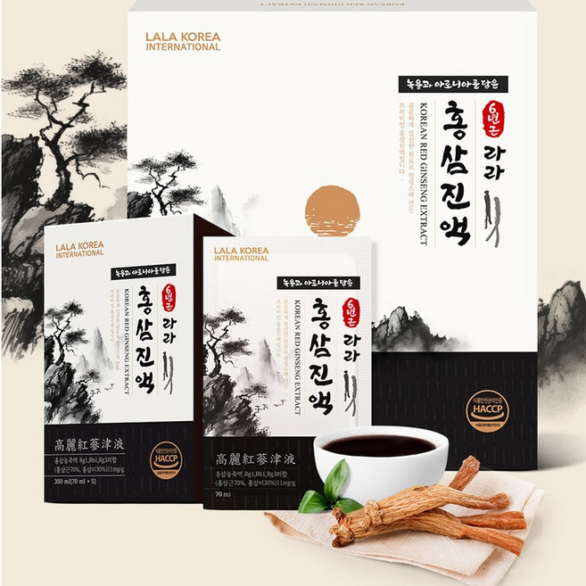 라라 아로니아 녹용 6년근 홍삼진액 50ml*30포, 30개, 50ml