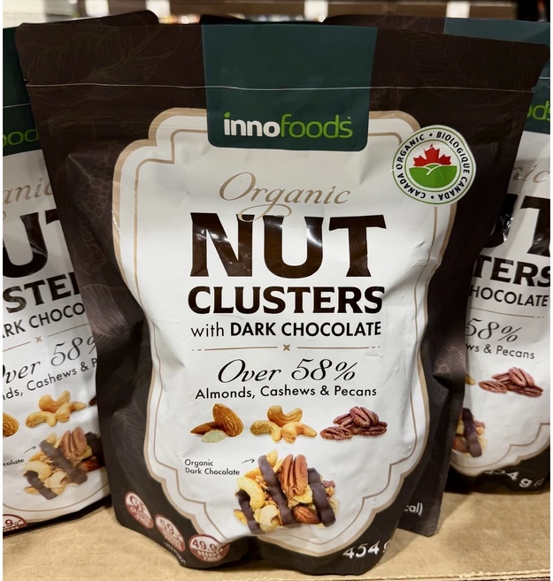 이노푸드 유기농다크초코넛클러스터 / 아몬드 캐슈넛 피칸, 454g, 1개 - 쿠팡
