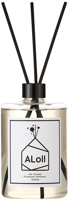 에이롤 실내 디퓨저 대용량 섬유스틱6p, 4개, 500ml, 블랙체리