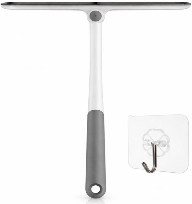 소픽 접이식 스퀴지 유리닦이 청소도구 세트, 360도 스퀴지 + 무타공걸이, 1세트