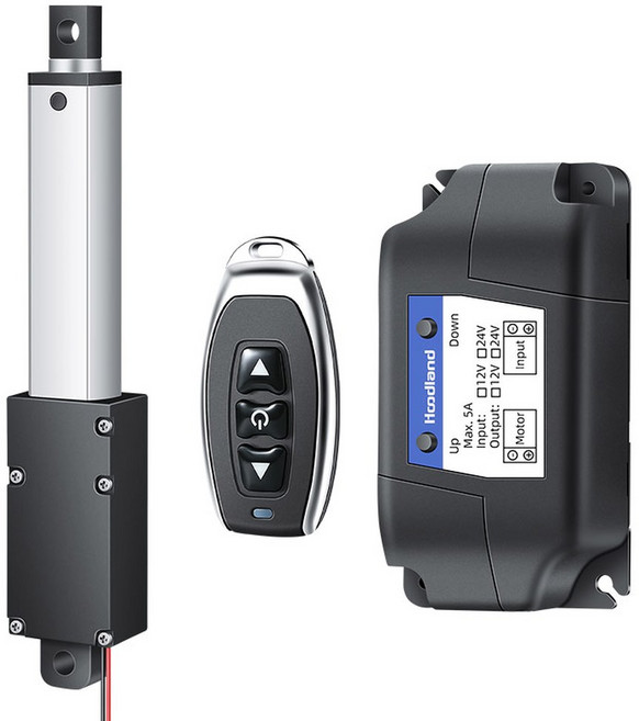 액츄레이터 전동 실린더 소형 선형 액추에이터 스트로크 무선 컨트롤러 포함 전기 모터 속도 150 mm/s 길이 30mm 50mm 100mm 150mm 200mm 무료, 24) 12V 10MM - 8MM per S 70N