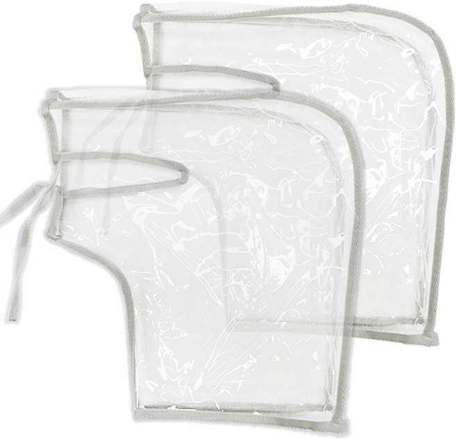 방수 비닐 핸들커버 오토바이 스쿠터 전동킥보드 대형 비닐커버 좌우 방한토시 커버 방풍 2종, B형 비닐커버