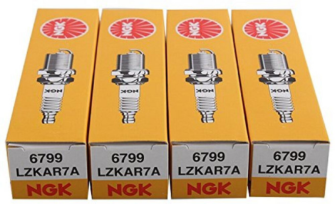 NGK 스파크 플러그 6799 LZKAR7A 4개 팩