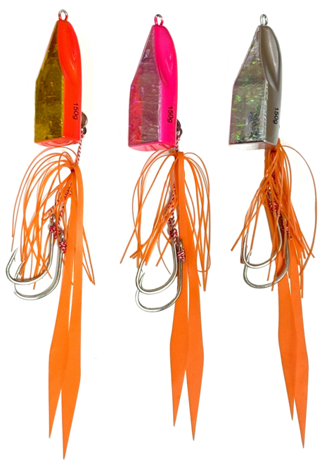 윤피싱 농타 대구라바 라바지깅 농어 타이라바 방어 부시리, 오렌지, 100g