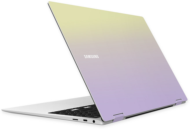 알럽스킨 갤럭시북2 프로 360 13인치 디자인 노트북 상판 스킨 NT930QED, 파스텔 퍼플, 1개