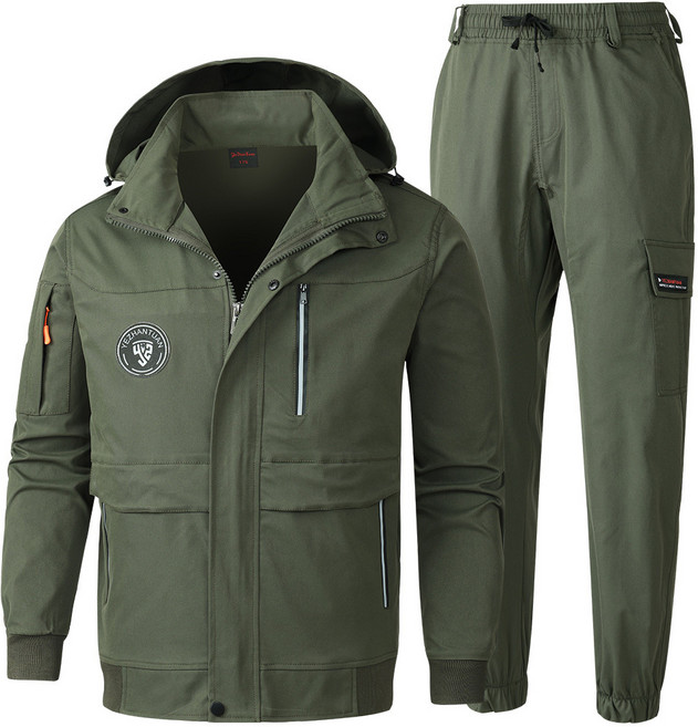 스타일닥터 봄가을 스판 작업복 야외 환경에 적응 작업복 상하복세트 워크업작업복 방수 방풍 등산복 YZT017