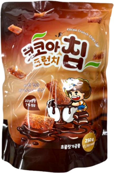 코코아 크런치 칩, 1개, 250g