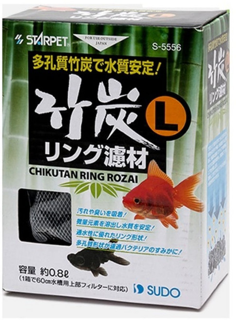 SUDO 죽탄 링타입 여과재 L(0.8L) S-5556, 1개