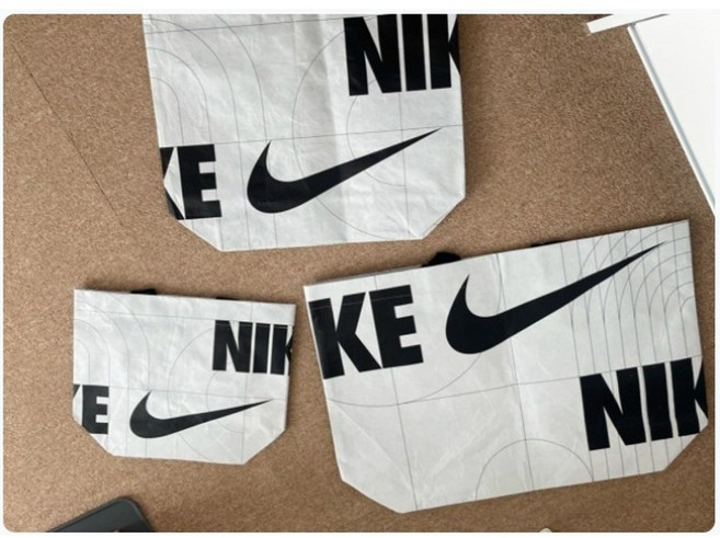 (국내매장) 나이키 NIKE 리유저블백 친환경 에코백 타포린백 소형 중형 대형