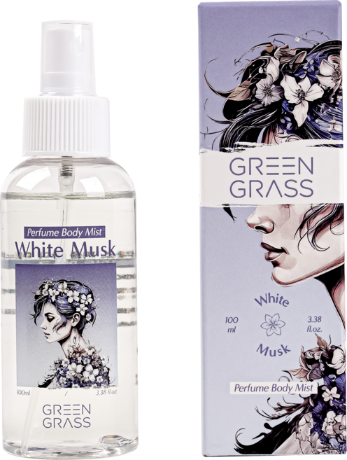 그린그라스 퍼퓸 바디 미스트_화이트머스크, 100ml, 1개