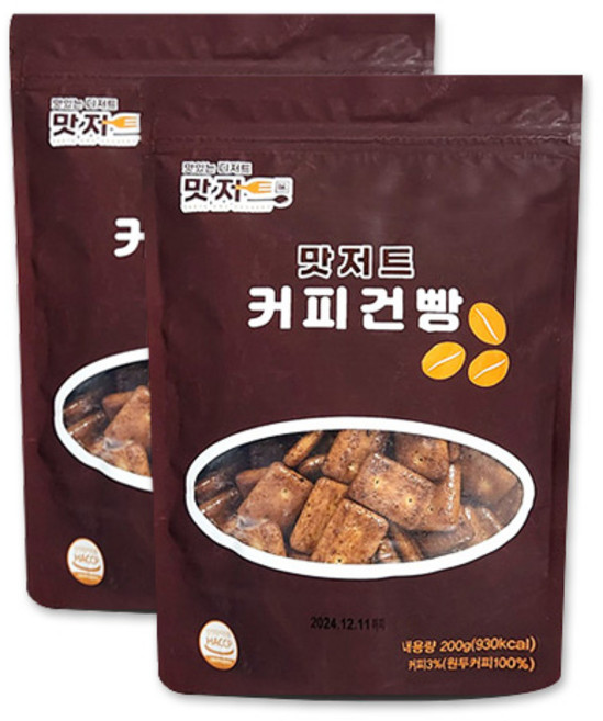 커피건빵, 2개, 200g