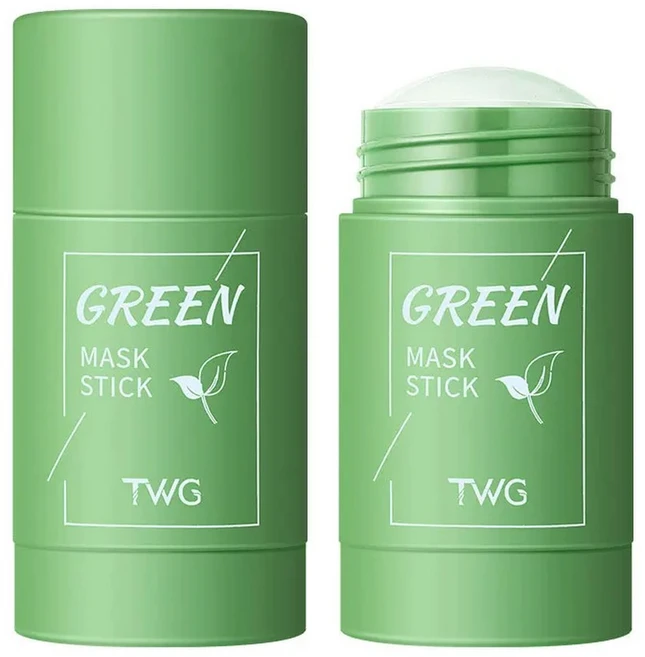 얼룩 블랙헤드 청결 40g 마스크 여드름 모공 솔리드 필름 보습 클렌징 깊은 마스크 마스크 스틱 클리닝 녹차 얼굴 수축, green, 1개 - 쿠팡