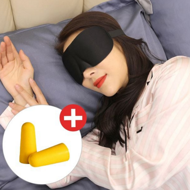 수면 안대 부드러운 편안한 사무실 낮잠 잠안대 기내용 취침용 귀마개 실리콘 무소음 소음