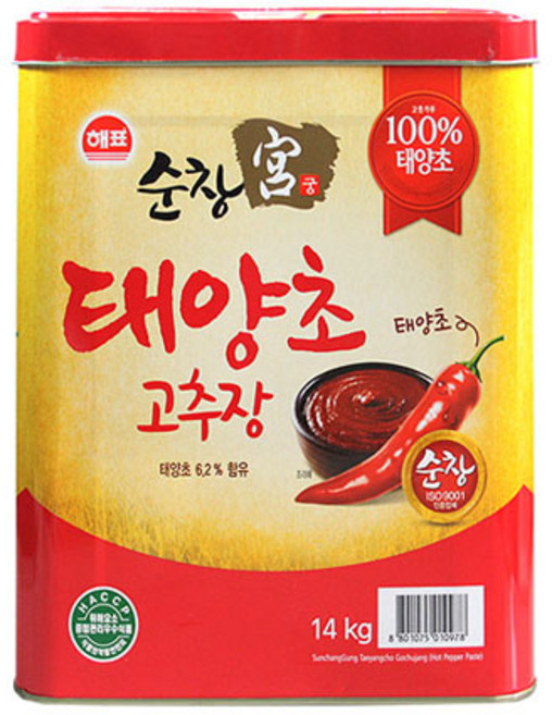 순창궁태양초고추장 14kg해표, 14kg, 1개