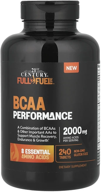 매우편하고 21st Century Full Fuel 365™ BCAA 퍼포먼스 240정 끝내주게잘나가는상품, 21stCenturyFullFuel365BCAA퍼포먼스, 1개 - 쿠팡