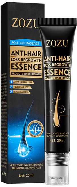 [효과짱] 미국기술 탈모 앰플 두피 영양제 에센스 수염 눈썹 모발 전문케어 블랙 성장 강화 영양, 1개, 20ml