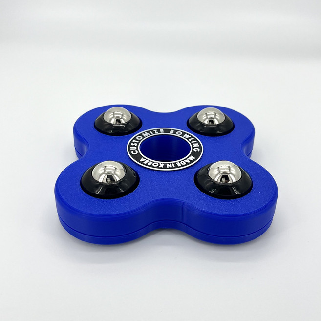 볼링공 로테이션 스피너 받침대, 1개, 블랙 베어링+블루