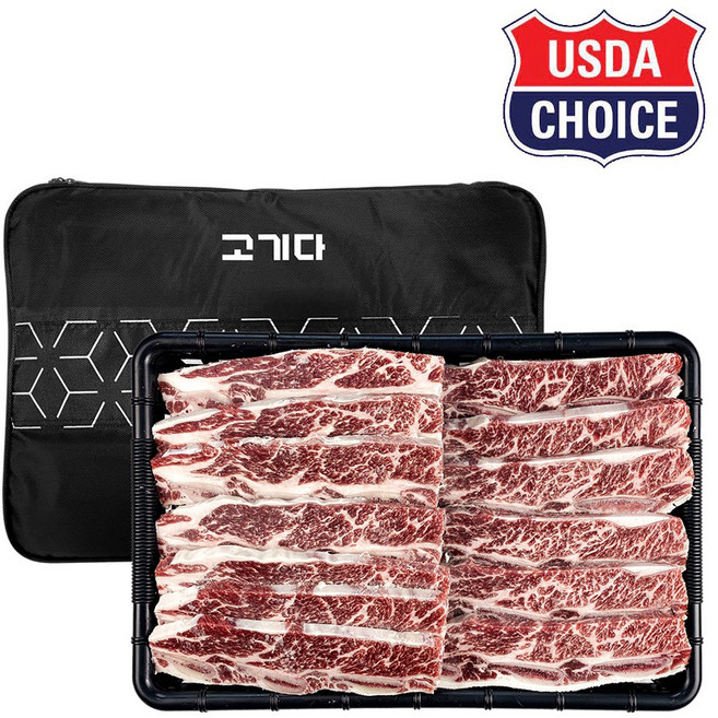 LA갈비 선물세트 미국 초이스 등급 2.5kg 구이용, 1개