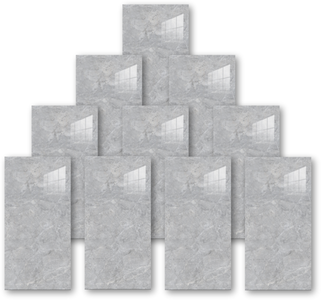 헤인느 붙이는 방수 인테리어 타일 대리석 시트지 폼블럭 포인트 벽지 10개, 그레이스톤