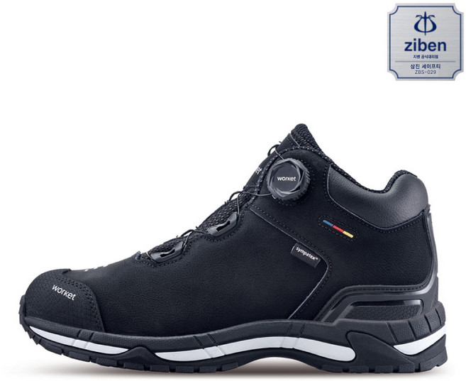 지벤 워킷 ZB-232 논슬립 미끄럼방지 방수내피 다이얼 6인치 안전화