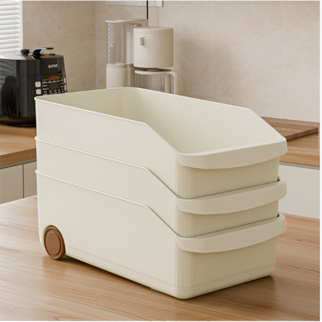 월드판다 냉장고 정리함 보관용기 트레이 정리 수납함, 2개