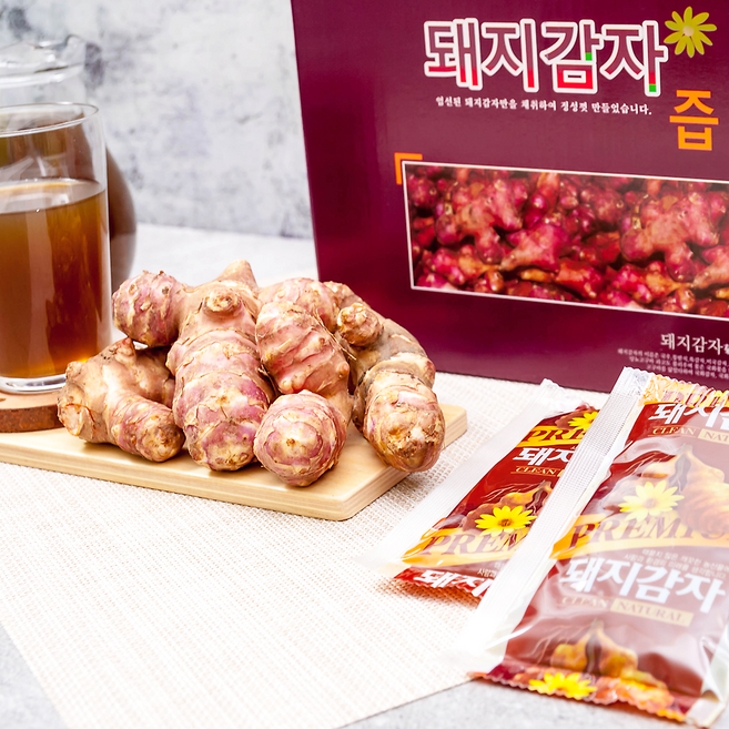 건강더한 자색 돼지감자즙, 30개, 110ml