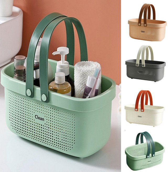 골드릭 욕실 샤워 목욕 물빠짐 바구니, G9 그린