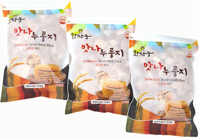 한상궁 맛나 누룽지, 1kg, 3개