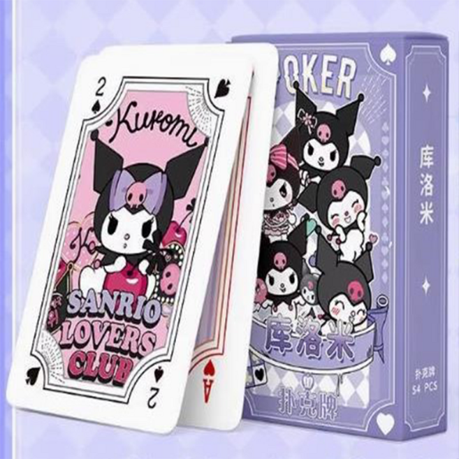 옐상 산리오 트럼프 포토카드 8종, 1팩, 쿠로