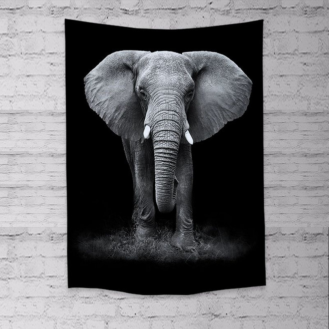 암막 패브릭포스터 가림막 특대형 호랑이