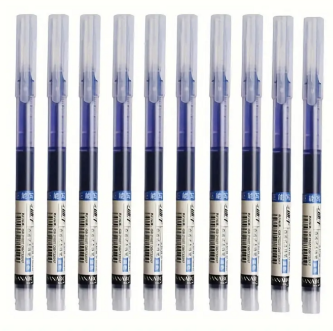 어브레스 일기펜 부드러운 빠른건조 잉크펜 0.5mm 10P, 1개, 블루