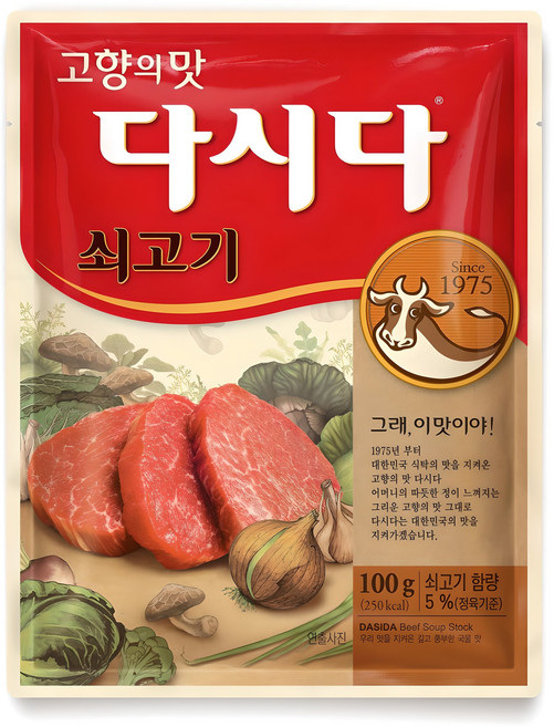 다시다 쇠고기, 100g, 1개