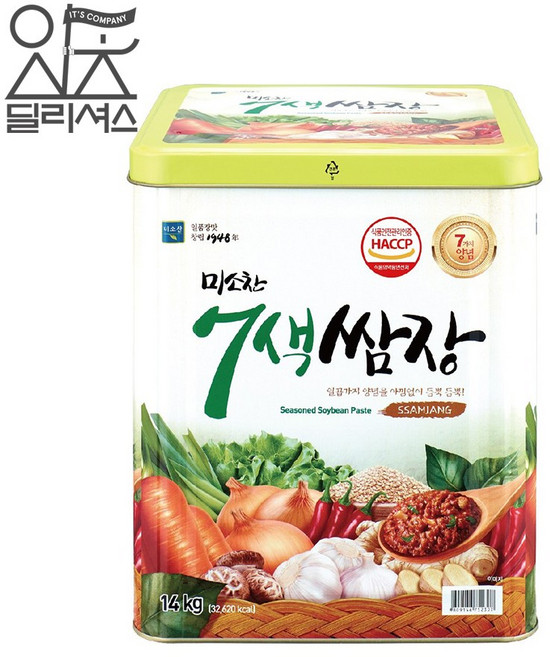 영화식품 미소찬 7색 쌈장 14kg, 1개