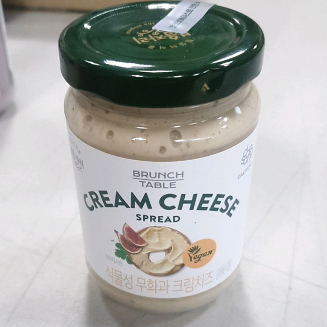 복음자리 식물성 무화과 크림치즈, 190g, 190g, 1개