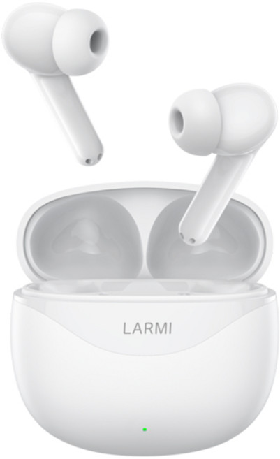 LARMI樂米 LMA05 藍牙5.3 IPX5防水 真無線藍芽耳機, 時尚白, 時尚白