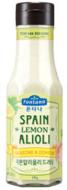 폰타나 레몬 알리올리 드레싱 270g